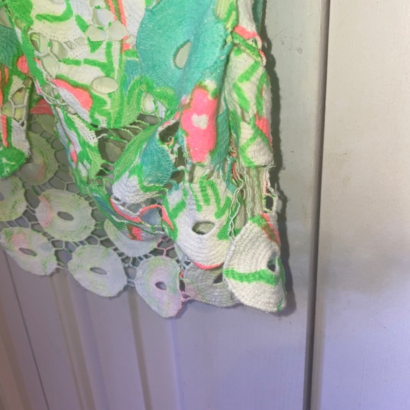 Lilly Pulitzer Rana SAND BAR Splish Lace Dress - Picture 6 of 6